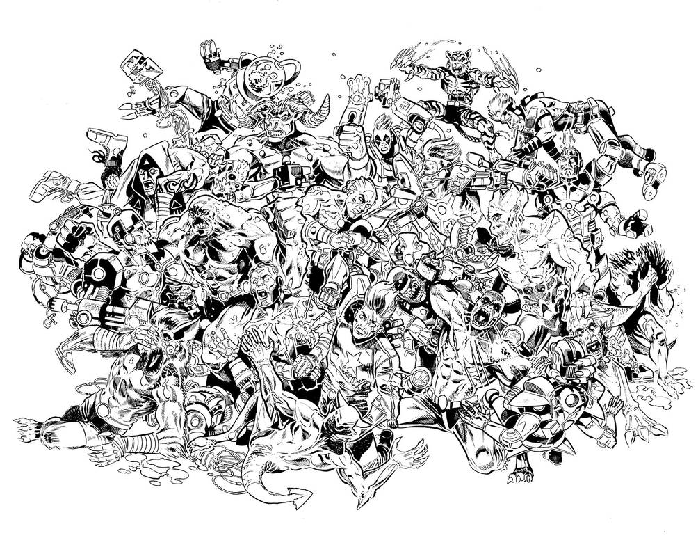 Royal Rumble INKS by RogerBonetMartinez on DeviantArt