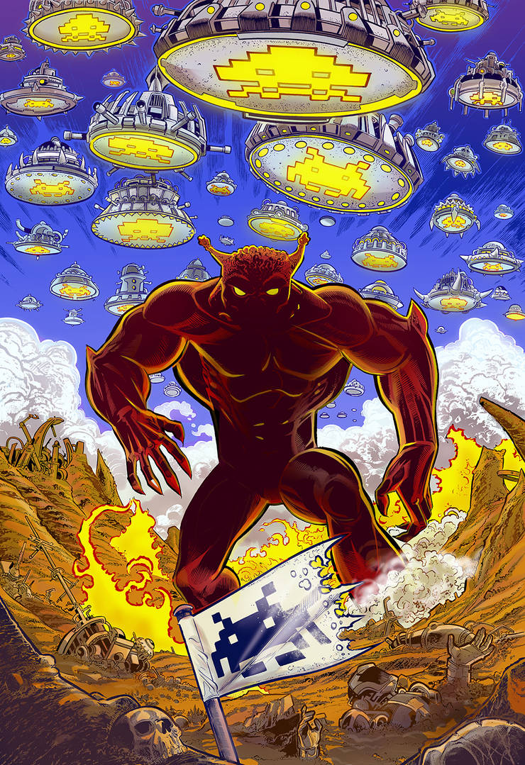 space invaders COLOR final by RogerBonetMartinez on DeviantArt