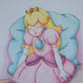 Princess Peach Sleeping