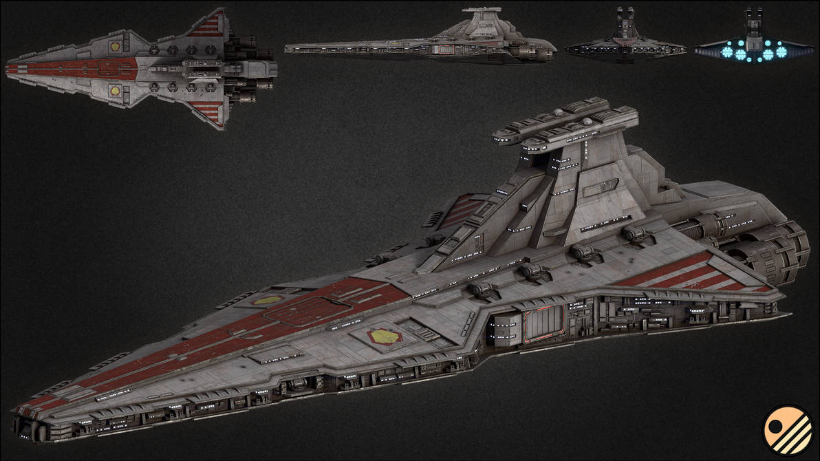 Republic Venator - Collab/Commission by Kharak-art on DeviantArt