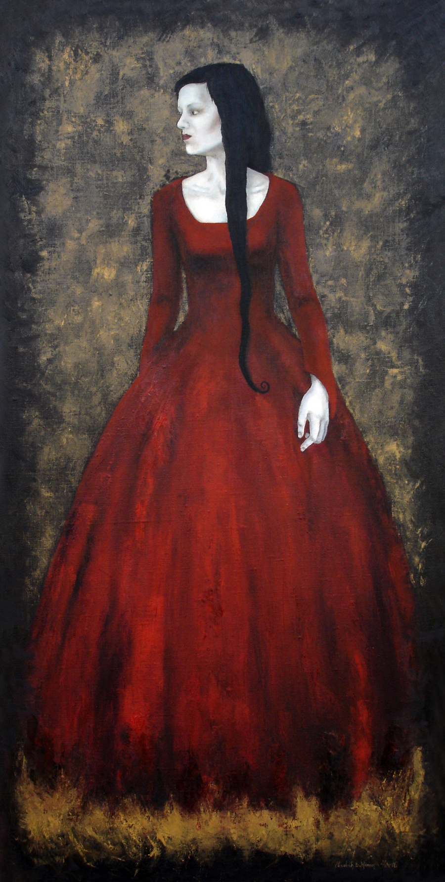 The red dress