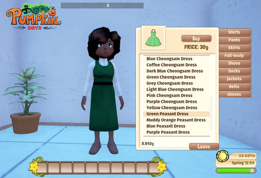 Pumpkin Clothing Screenshot