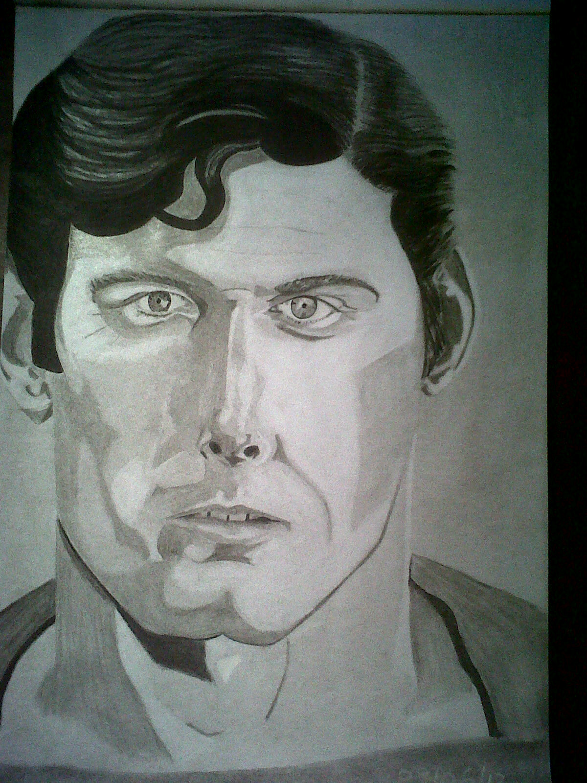 A real man of steel (Christopher Reeve) done