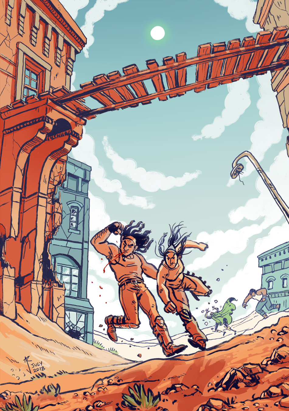 DARLA AND MACHK GET BEAT UP by Jackarais