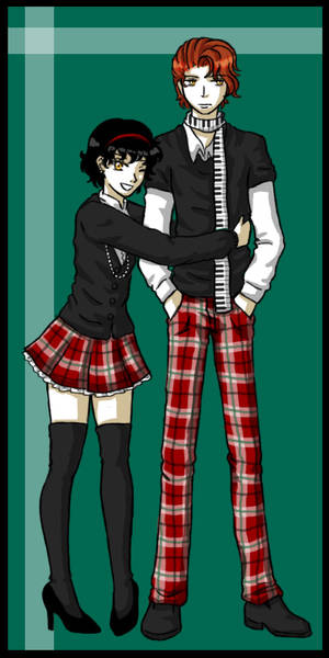 Edward and Alice- Plaid