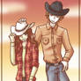 Cowboy Hats -Bella and Jasper