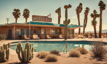 Retro Motel In The Desert 2