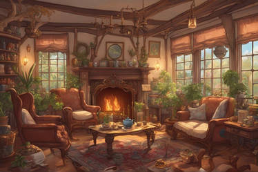 Wizard's Cottage Sitting Room