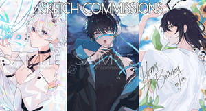 [Waitlist CLOSED] Sketch Commissions [0/5]