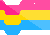 Pansexual Pixel Flag (F2U)
