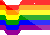 LGBTQ+ Pixel Flag (F2U)