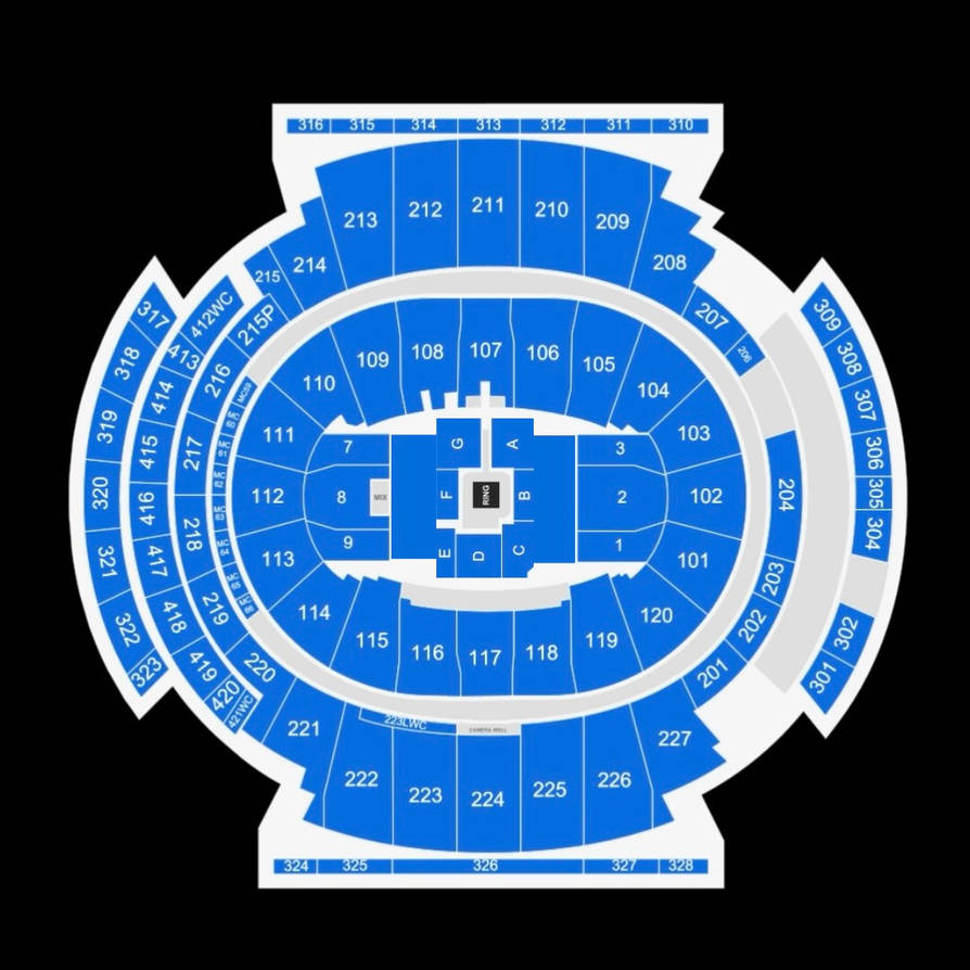 WWE MSG Seating Chart by shopthetrolls on DeviantArt