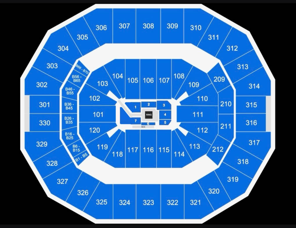 WWE KFC Yum Center Seating Chart by shopthetrolls on DeviantArt