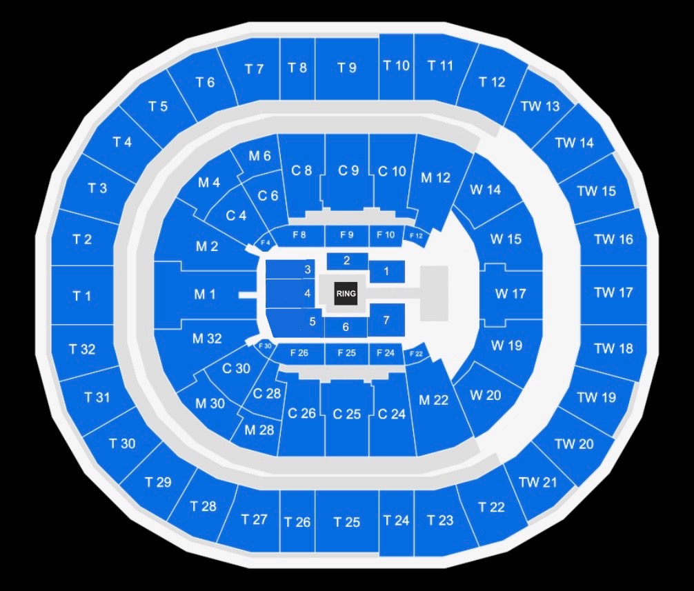 AEW Intuit Dome Seating Chart Concept by shopthetrolls on DeviantArt