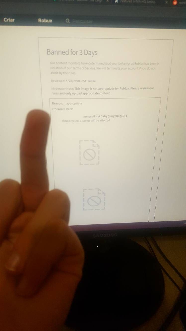 get off of roblox censored, Banned From Roblox