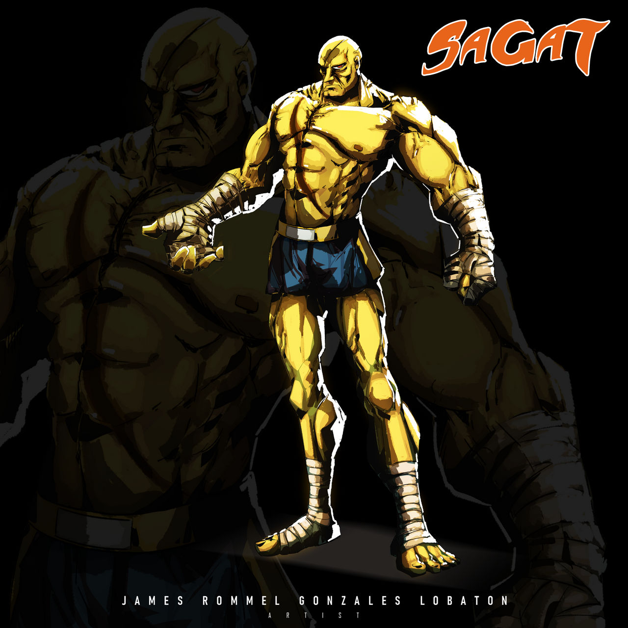 Street Fighter 6 - Sagat (Concept Art) by AegisReflector666 on