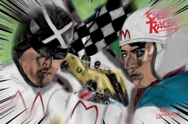 Go Speed Racer Go Color by TheNoNameArtist on DeviantArt