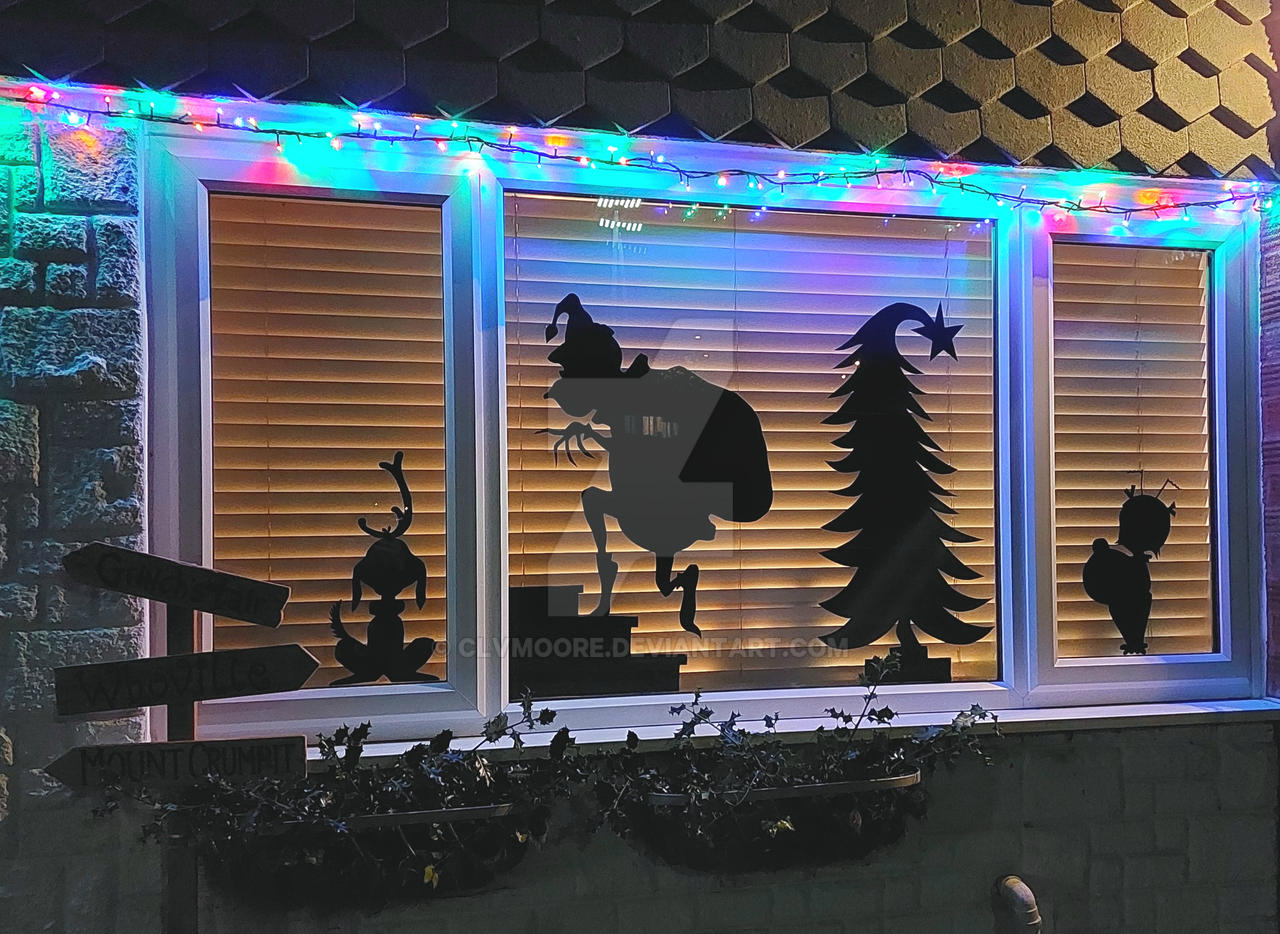 The Grinch Window by clvmoore on DeviantArt