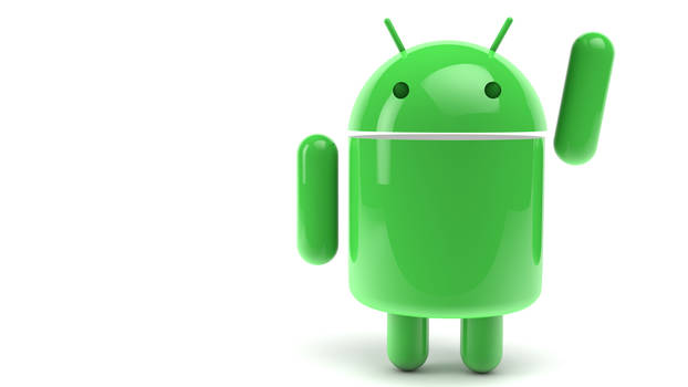 Waving Android background