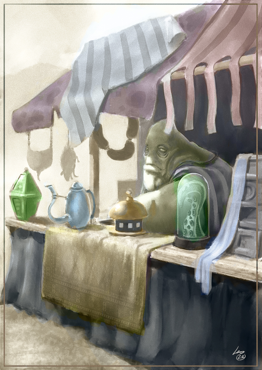 Alien Merchant by Metagrafiker on DeviantArt