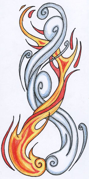 Fire and Air Tattoo by Barbie-Snuffer on DeviantArt Fire and Air Tattoo by Barbie-Snuffer on DeviantArt