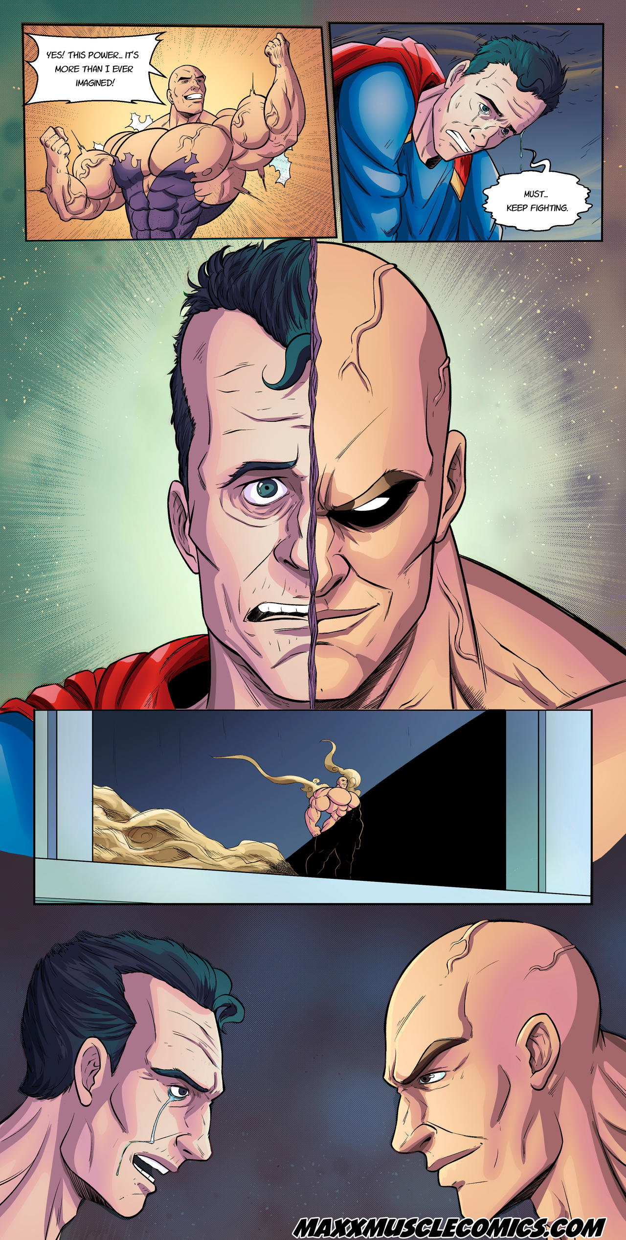 Lex Luthor Muscles Super Lex Luthor - Page 3 by MaxxMUSCLEgrowth on DeviantArt