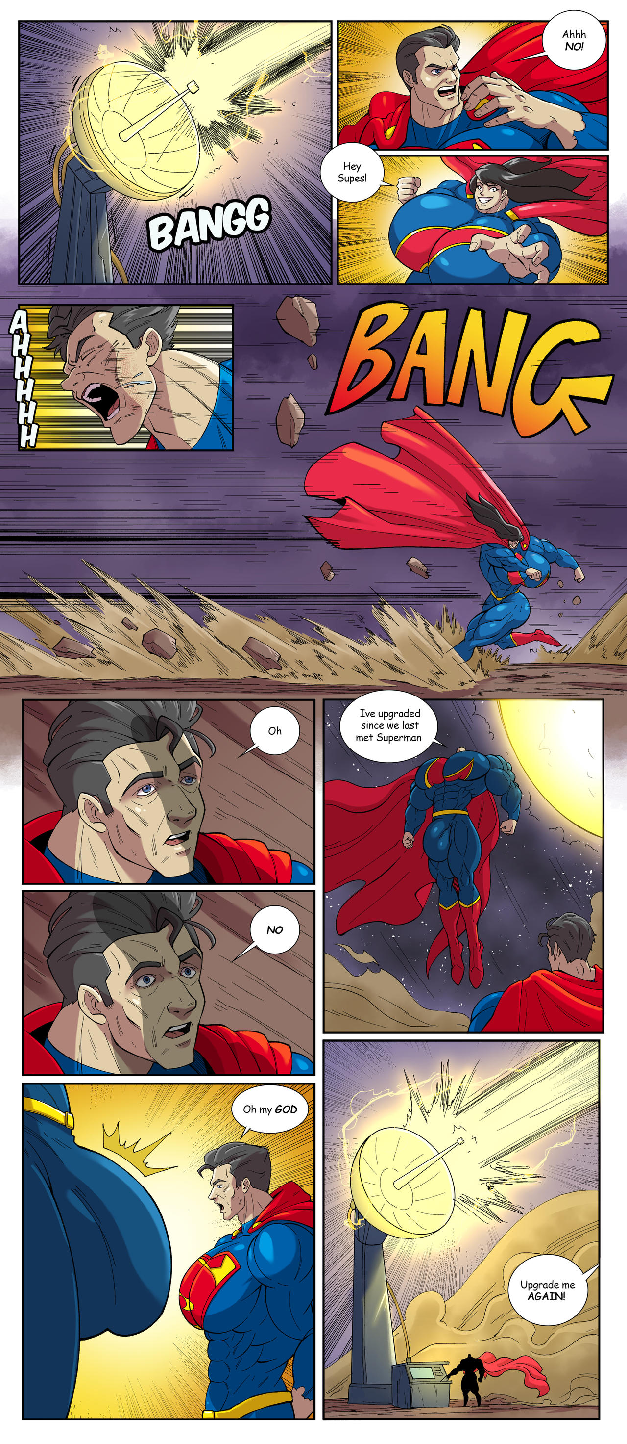 Lex Luthor Muscles Super Lex Luthor Page 11 | Muscle Growth by MaxxMUSCLEgrowth on DeviantArt