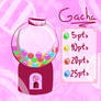 | Gacha | Candy themed gacha (Closed)