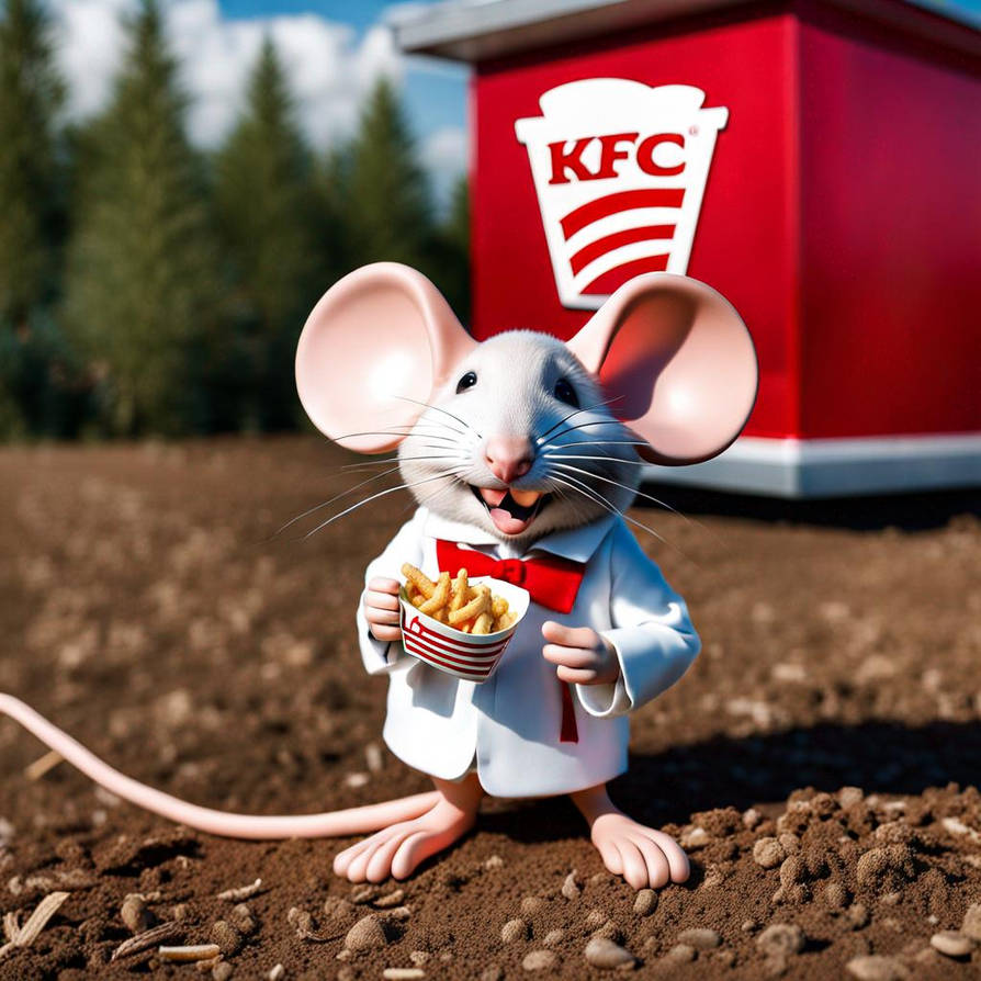 #wildlifewednesday Kfc Mouse by OctoPines on DeviantArt