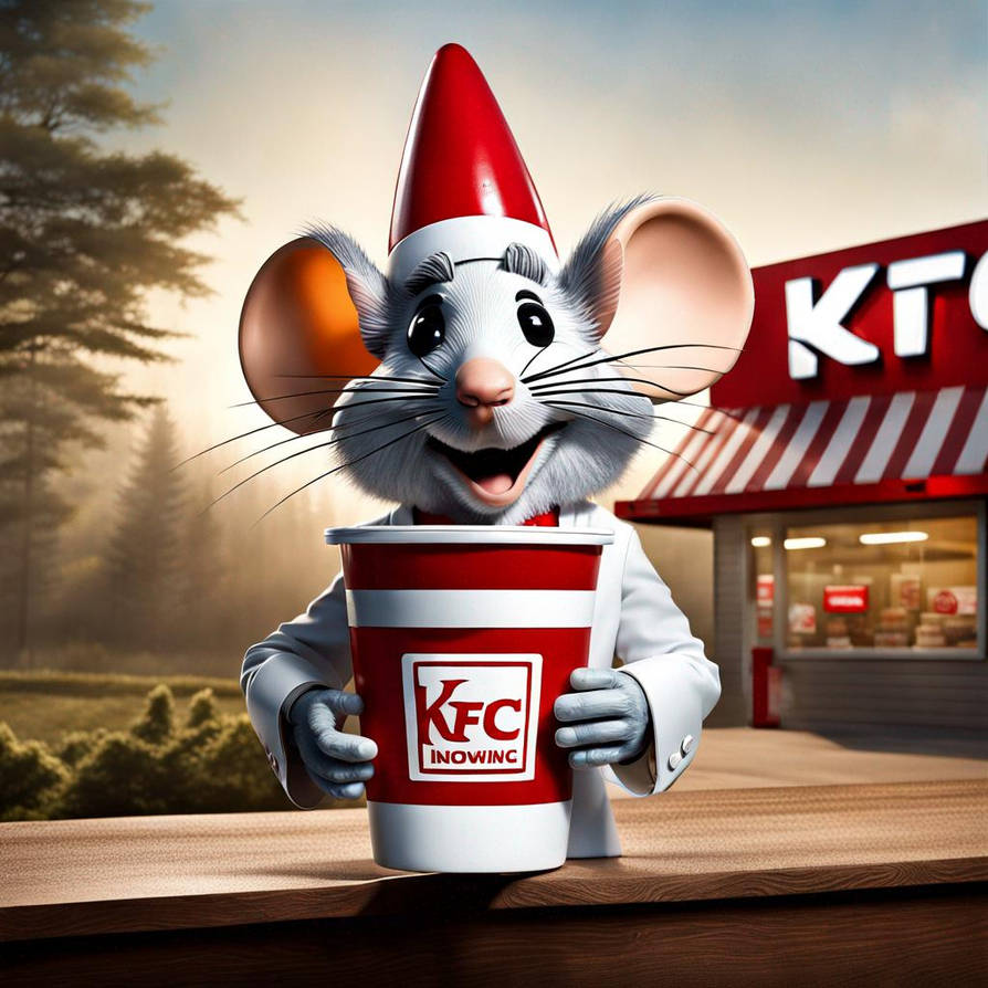 #wildlifewednesday Kfc Mouse by OctoPines on DeviantArt