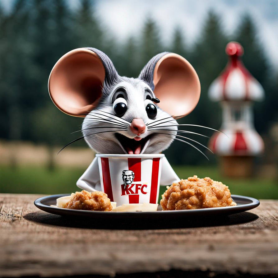 #wildlifewednesday Kfc Mouse by OctoPines on DeviantArt
