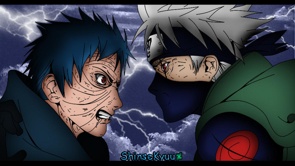 Kakashi Vs Obito By ShinseKyuu On DeviantArt kakashi-vs-obito-by-shinsekyuu-on-deviantart