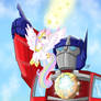 MLP/TF: Celestia and Optimus