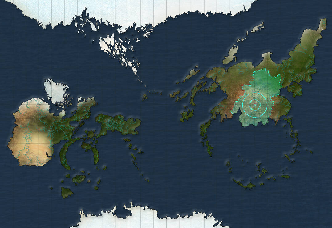Elemental Nations Geographical Map by xShadowRebirthx on DeviantArt