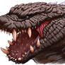 'HarayaGoji' Gojira Head Study
