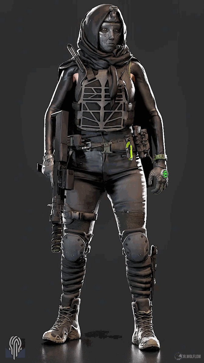 Rainbow Six Siege - Nokk Fan made Skin by DrWolflow on DeviantArt