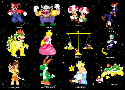 Zodiac Mario_All signs