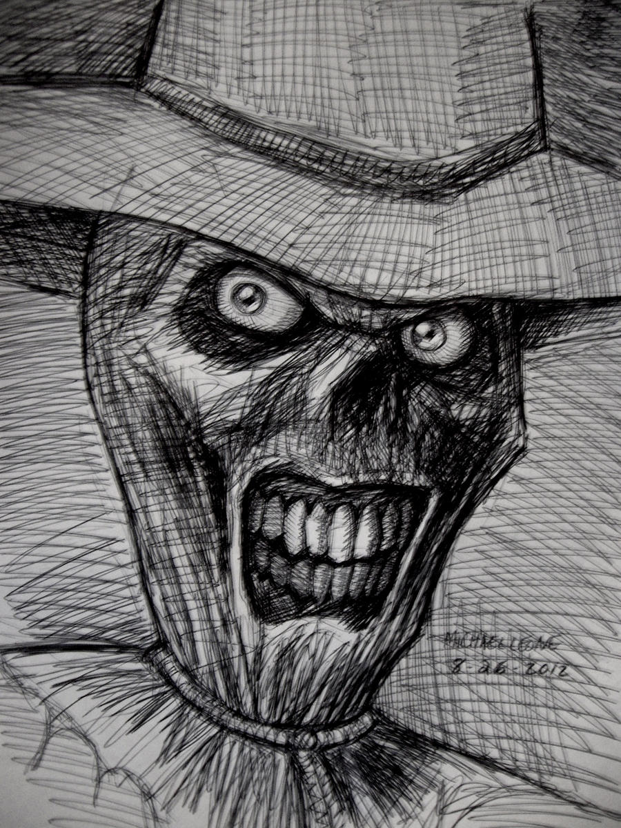 The Scarecrow (pen sketch)