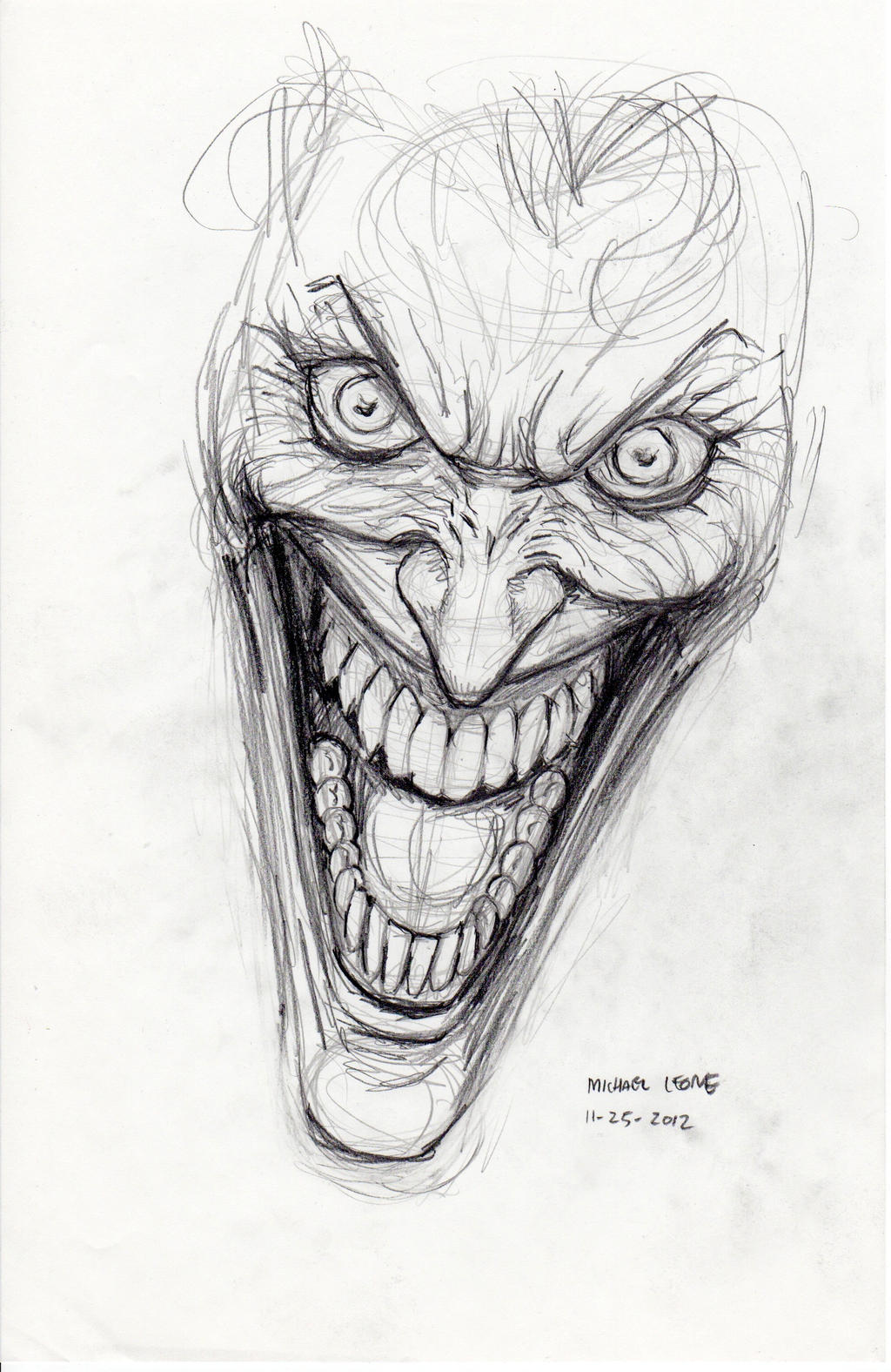 Joker Sketch 11 25 12 By Myconius On Deviantart Joker Sketch 11 25 12 By Myconius On Deviantart