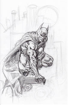 Finch Batman Sketch 11-26-2012