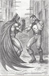 Batman Versus Punisher 2013 by myconius