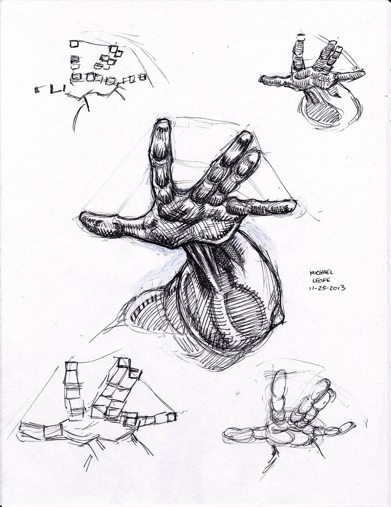 Jim Lee Batman Hand Study 11-25-2013 by myconius on DeviantArt