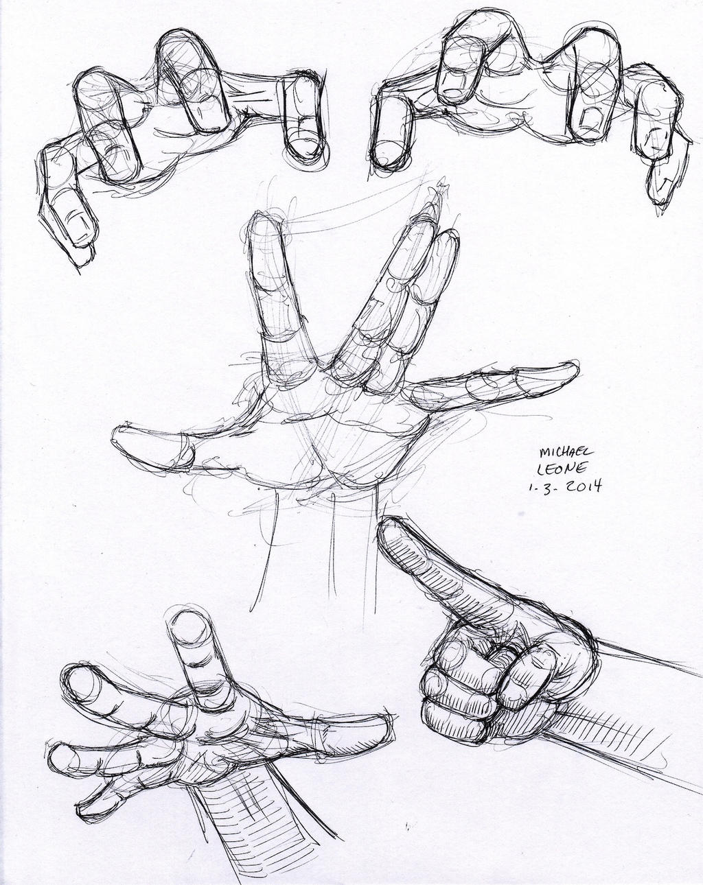 Hand Study3 1-3-2014