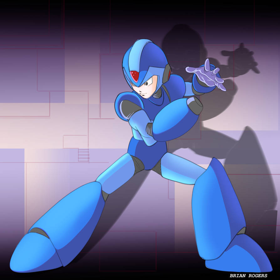 Mega Man by brianrogersart on DeviantArt