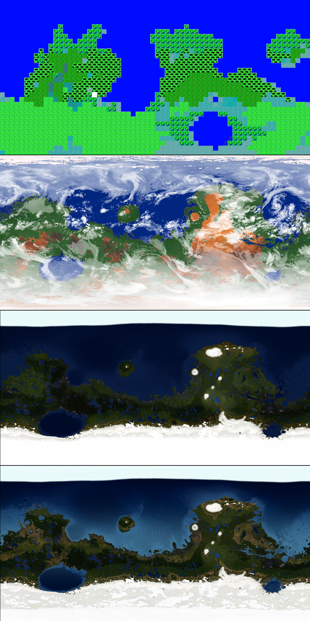 Terraformed Mars Map Progression by 1Wyrmshadow1 on DeviantArt