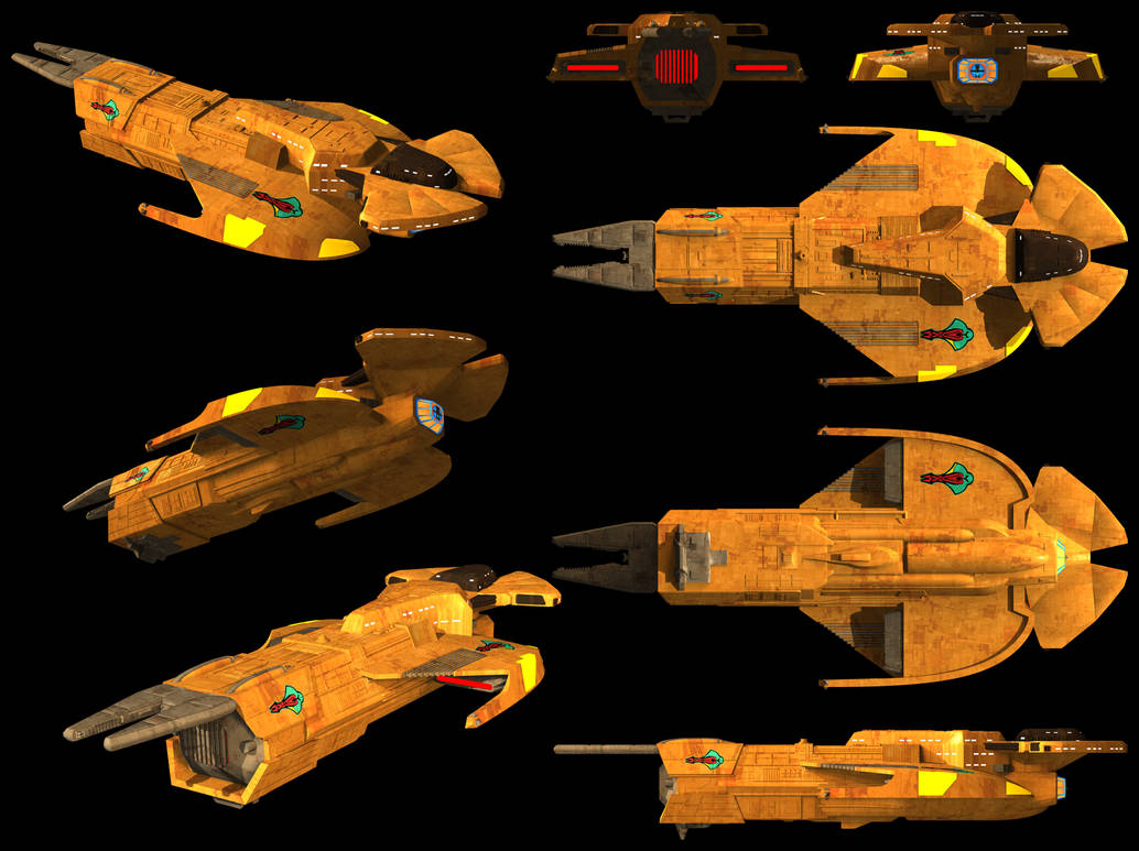 Cardassian Frigate by 1Wyrmshadow1 on DeviantArt