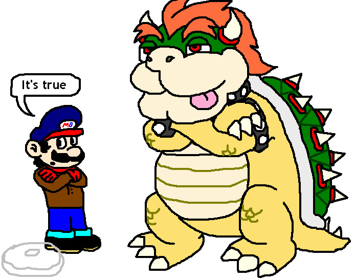 Bowser not afraid of anything