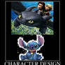 Stitch and Toothless