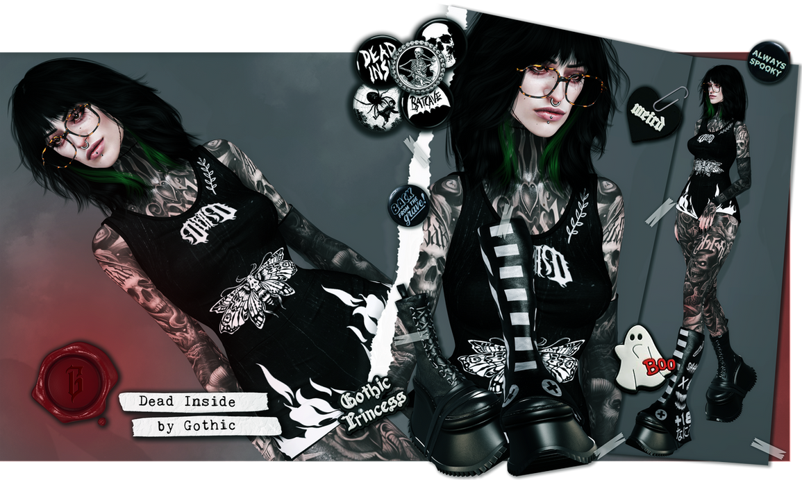 Dead Inside Model Dead Inside by Mokkinha on DeviantArt