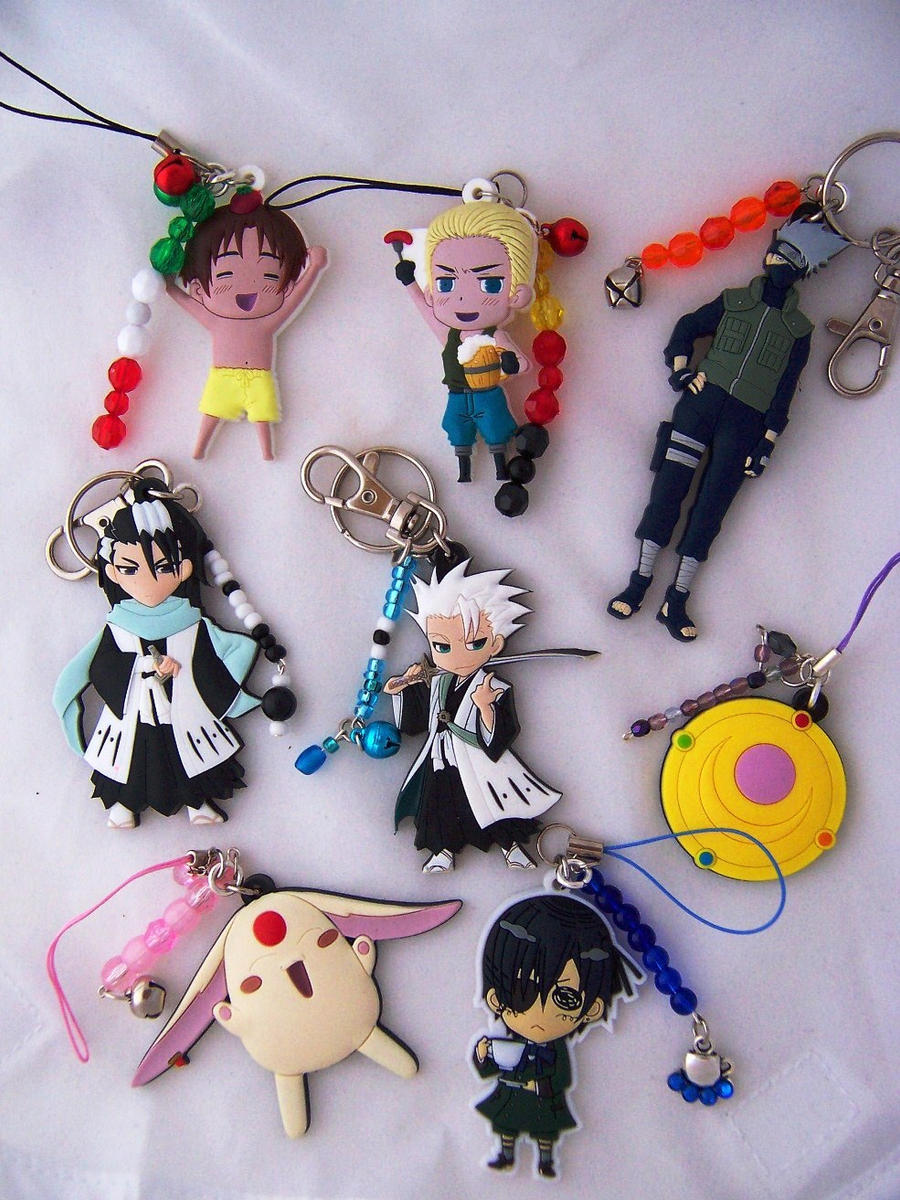 Anime Keychains and Charms by ShishoDesigns on DeviantArt